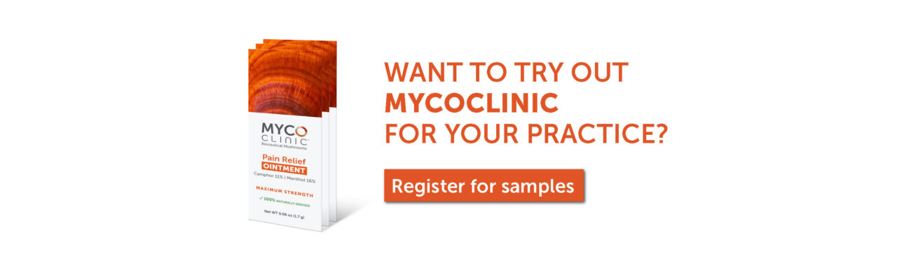 MYCO CLINIC samples clickable banner burnt orange