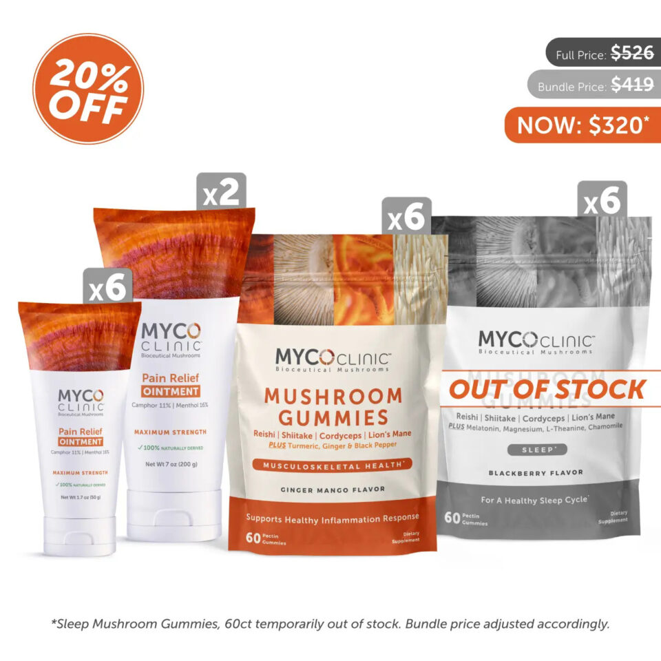 MYCO CLINIC - The Practitioners Bundle - 20% off, Sleep gummies out of stock